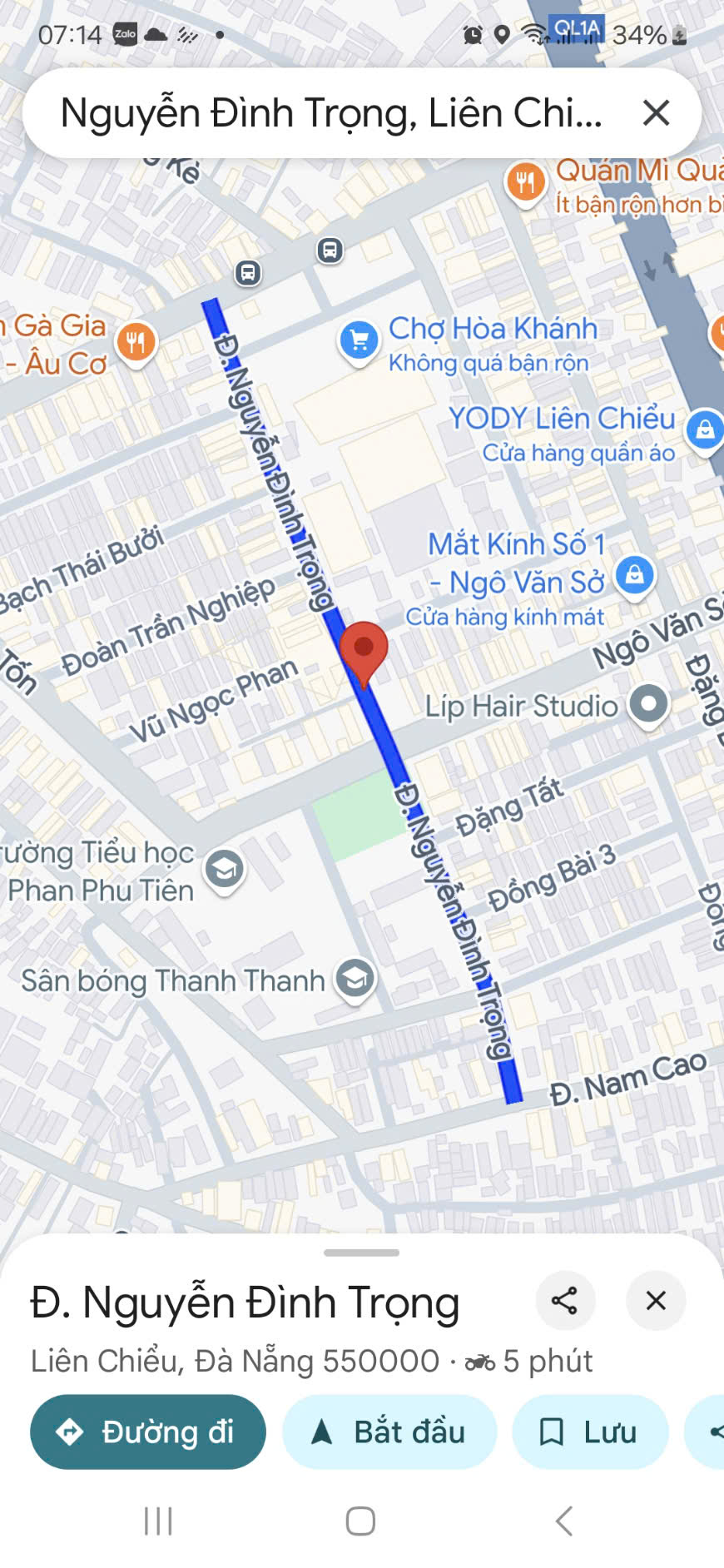 🔴💥Bán nhà 3 tầng đường 10.5m Nguyễn Đình Trọng - thông Âu Cơ - Ảnh chính